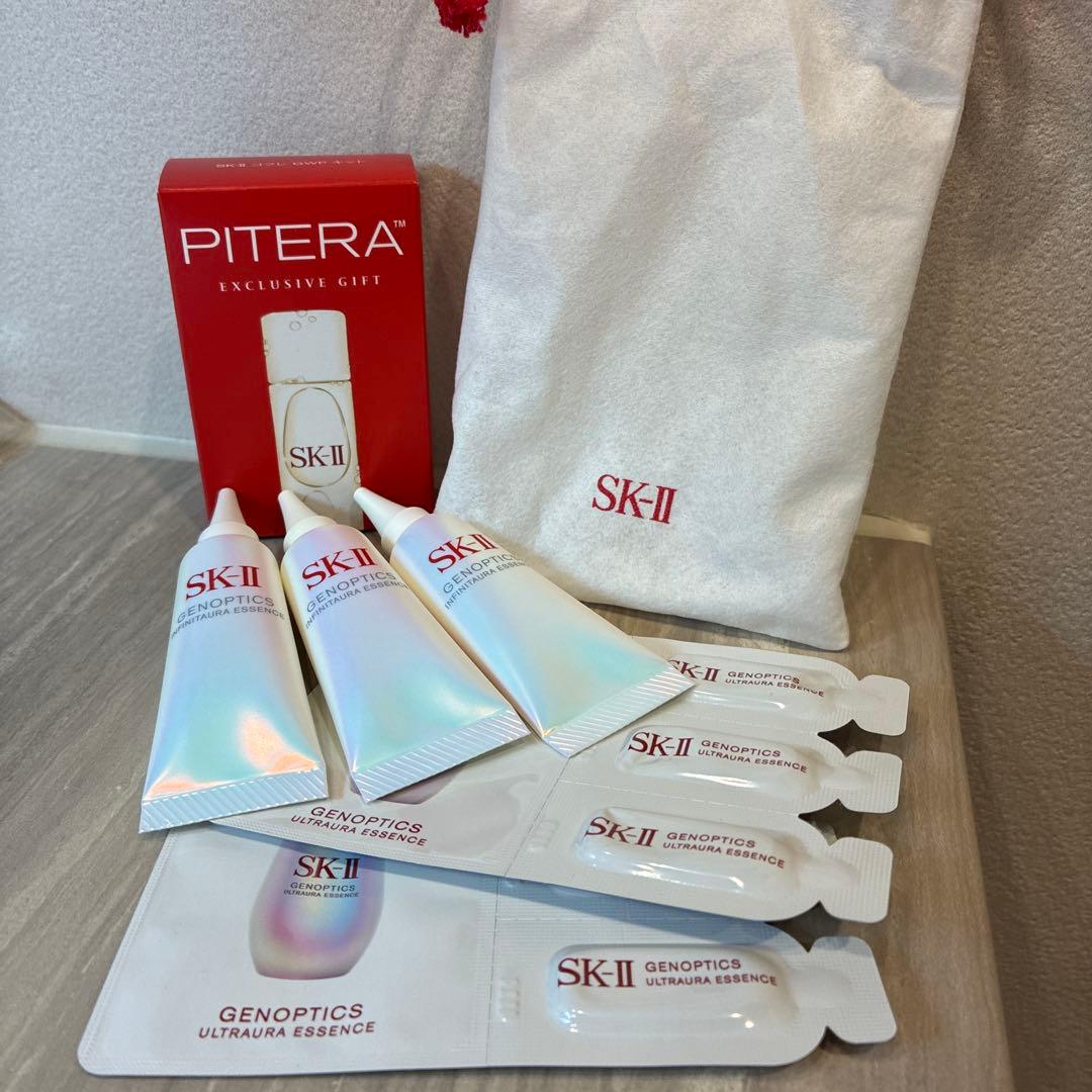 SK-II ジェノプティクスインフィニットオーラエッセンス トライアル他