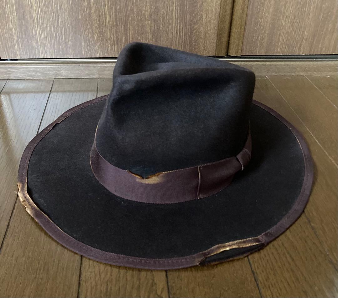 glamb Steven hat グラム スティーブンハット Ｌ　BORO ボロ