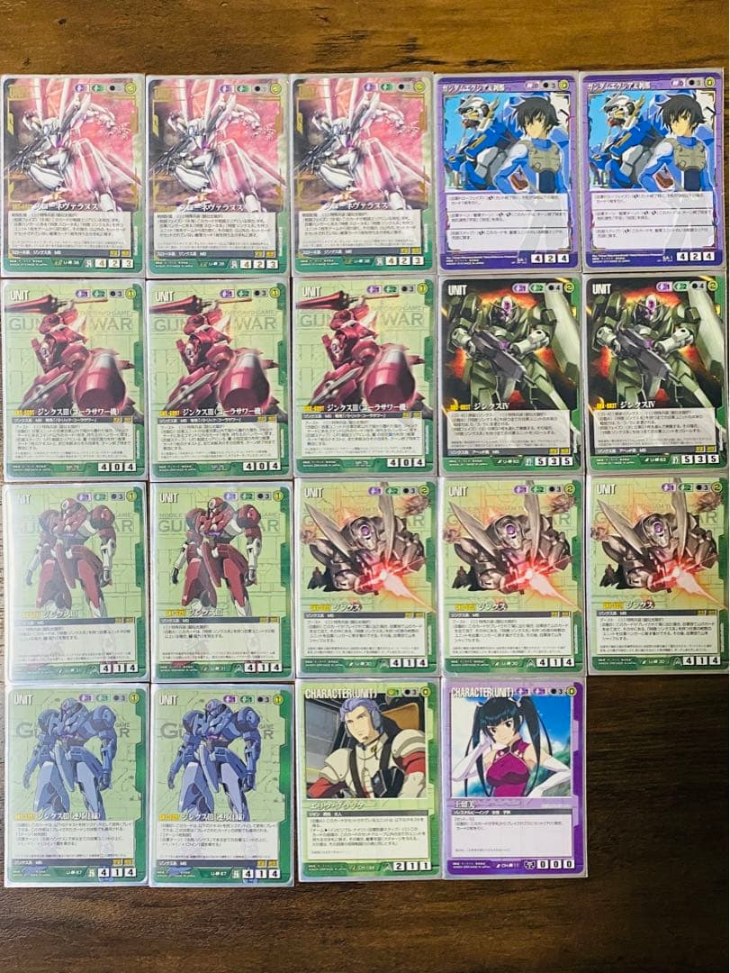 GUNDAM WAR ガンダムウォー ジンクスデッキ(サイドボード10枚付き)