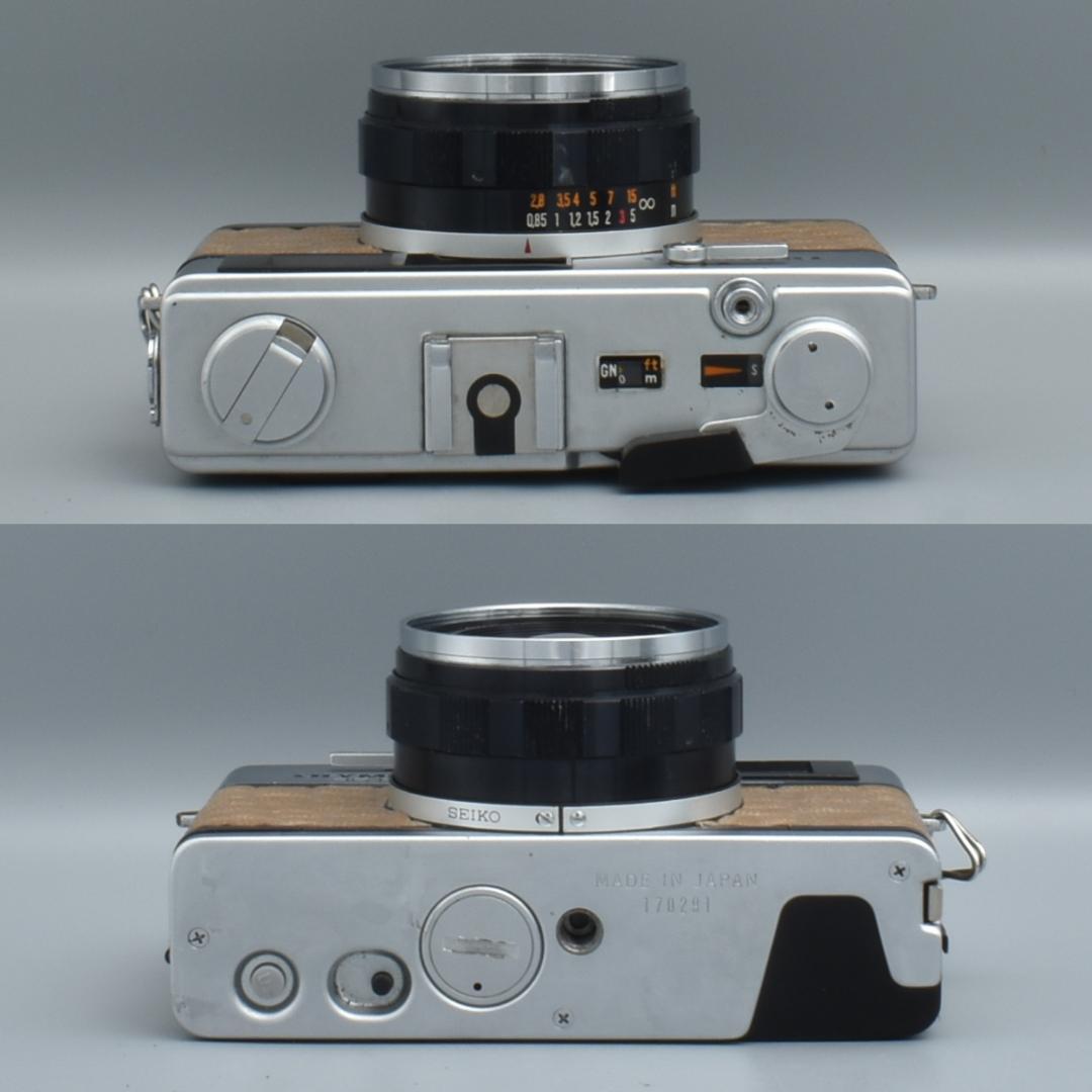 整備済 Olympus 35 DC ベージュ 外装リメイク 動作OK
