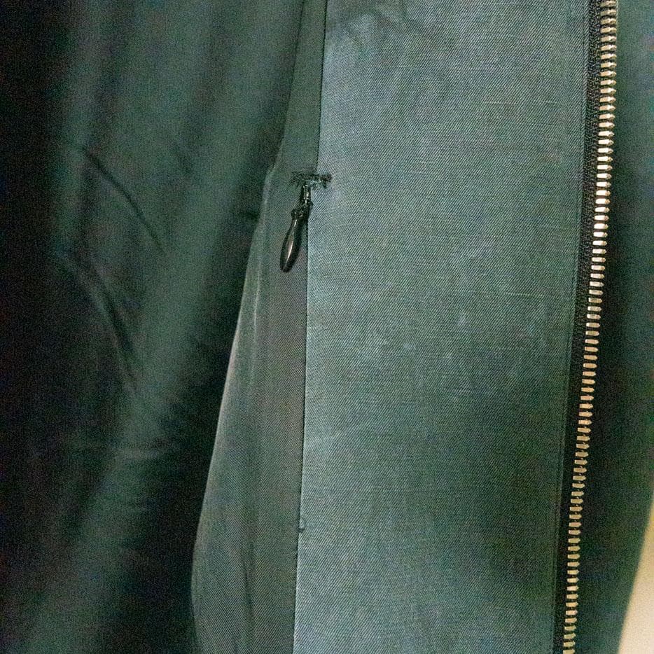 ジャケット・アウター PIGMENT DYED CO/LI TWILL ZIPUP JACKET