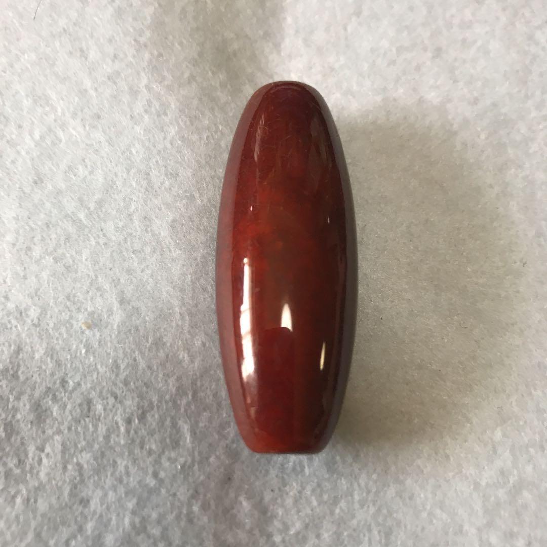 超激レア‼︎ 赤龍紋　平型　弁財天天珠 ガネさん