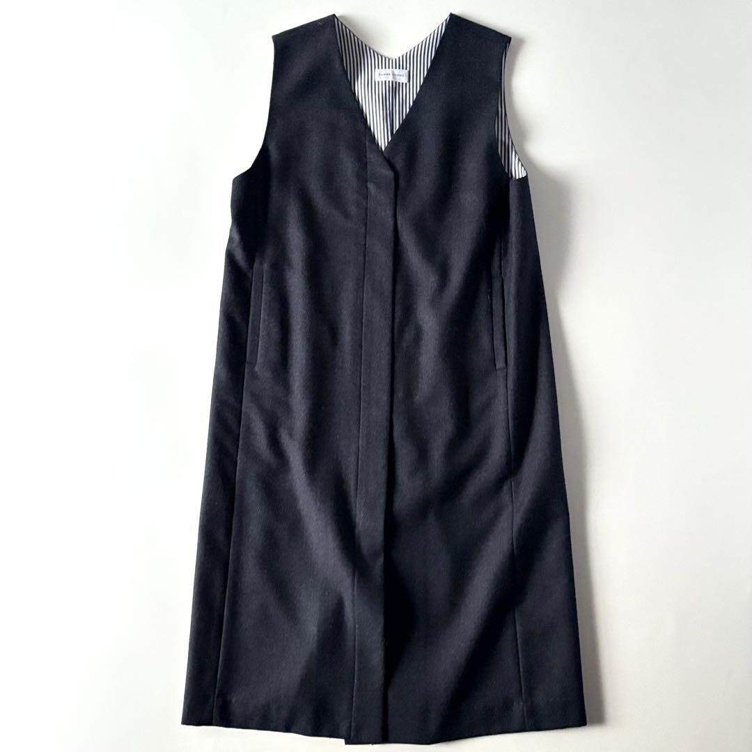 極美品　定価34,100円　ヒューマンウーマン　2WAY　ジップジレ　ワンピース