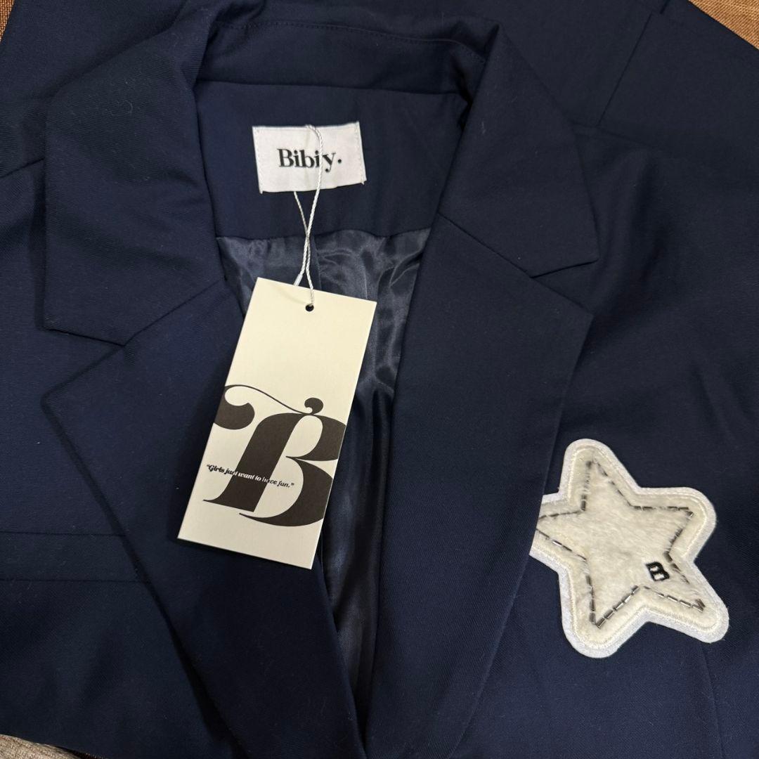 【新品未使用・即日発送】Bibiy. テーラードジャケット ネイビー