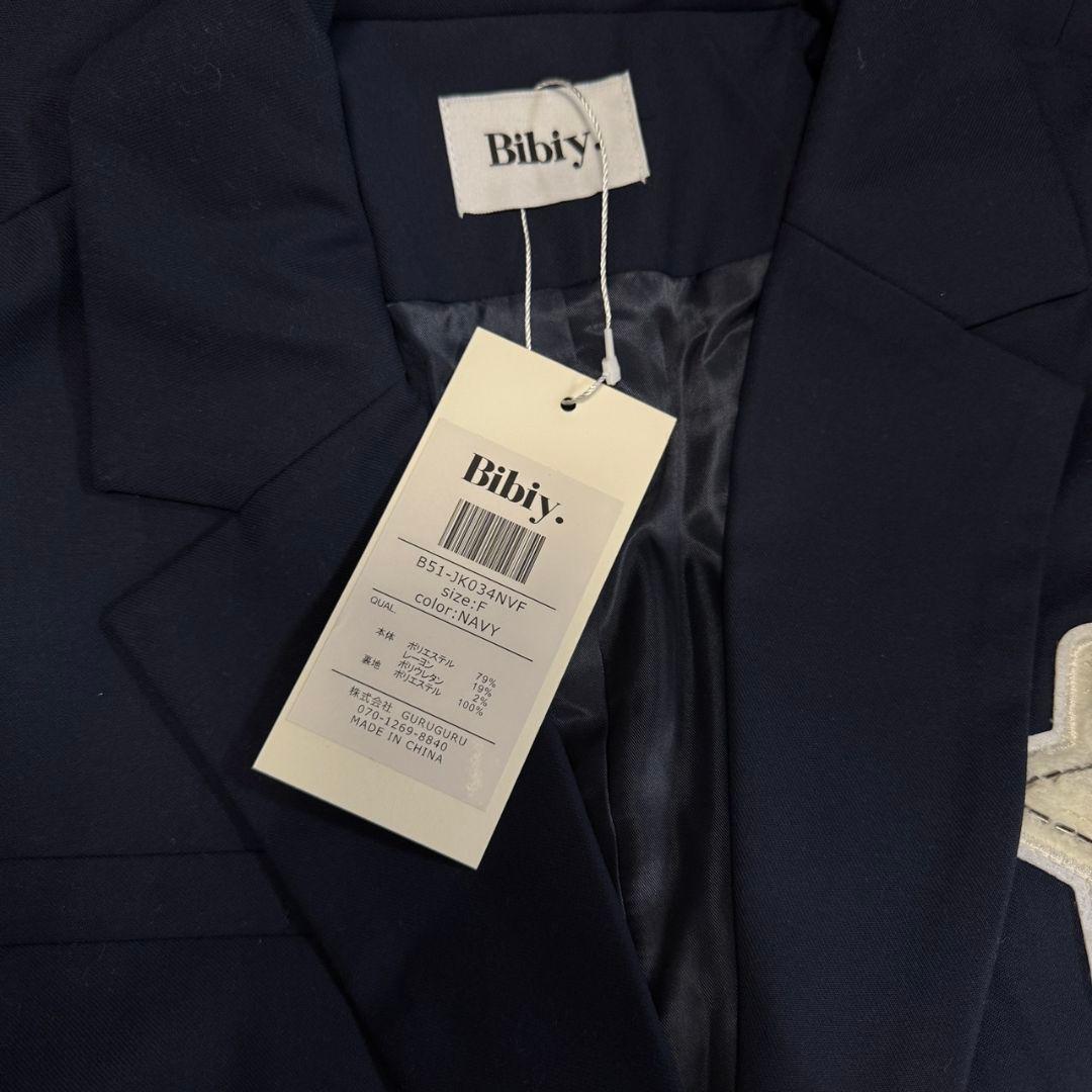 【新品未使用・即日発送】Bibiy. テーラードジャケット ネイビー