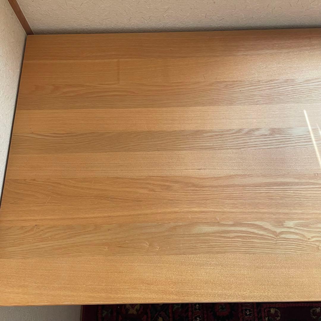 【廃盤】無印良品MUJI 学習机　セット キャビネット　キャスター付き　タモ材