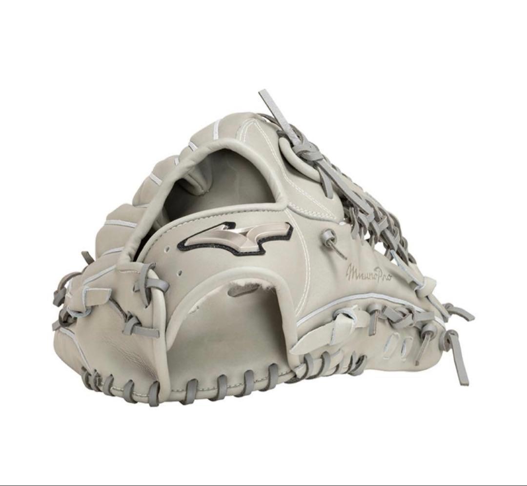 【極美品】ミズノプロ A51 軟式 外野手用 グローブ イチローモデル 色グレー
