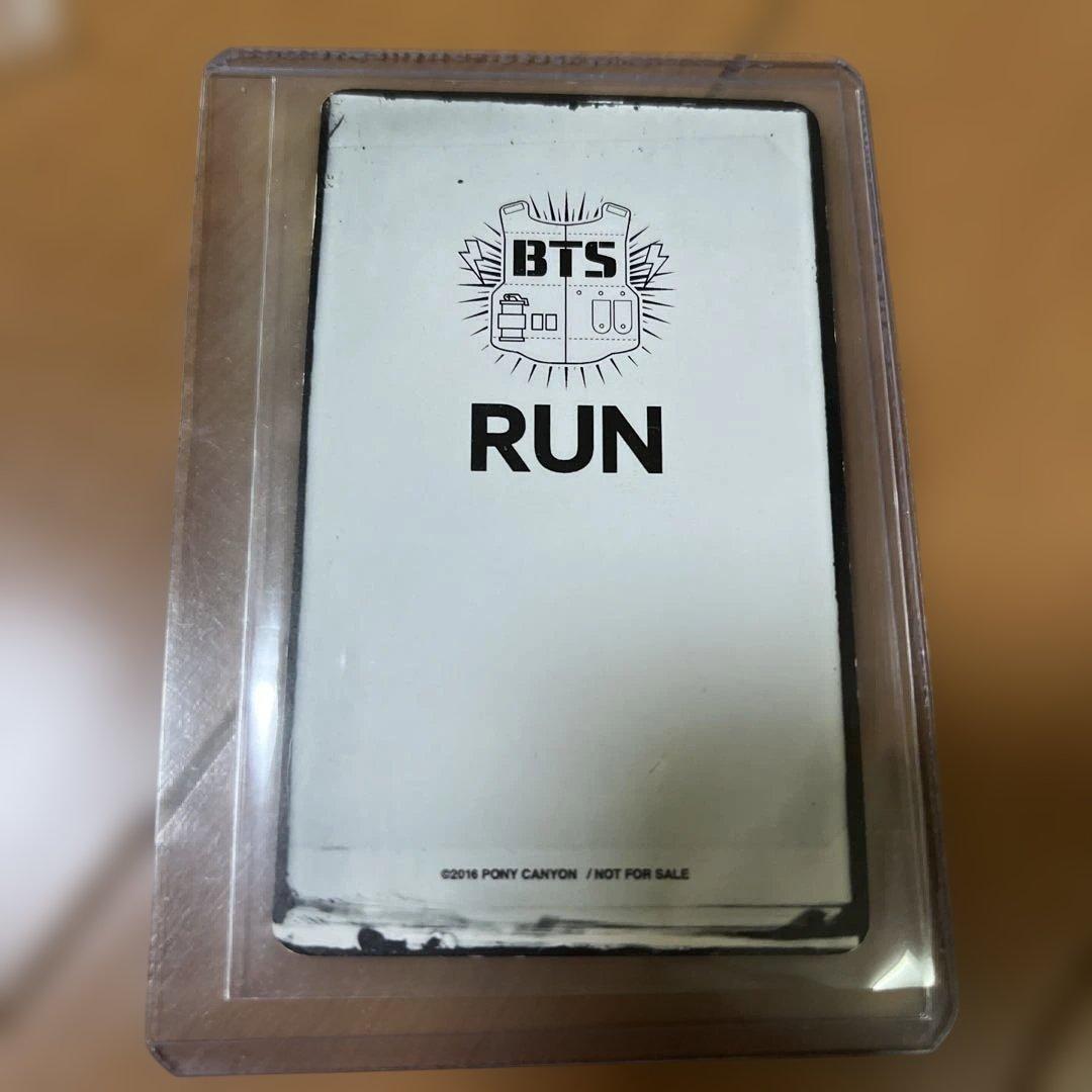 BTS RUN 個別握手会　カード手渡し会　トレカ　フォトカード　ユンギ