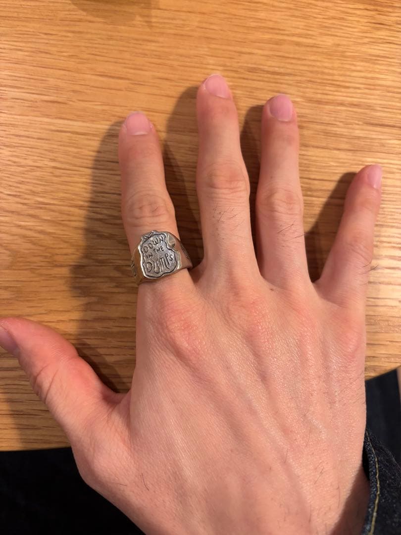 ratbetty シルバー 彫刻リング