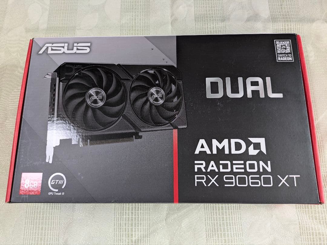 グラフィックボード・グラボ・ビデオカード ASUS RX9060XT 8GB