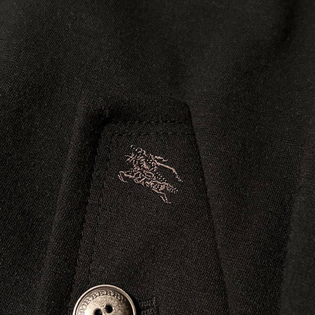 【極美品】バーバリーブルーレーベル ポンチョ ジャケット 38 ブラック