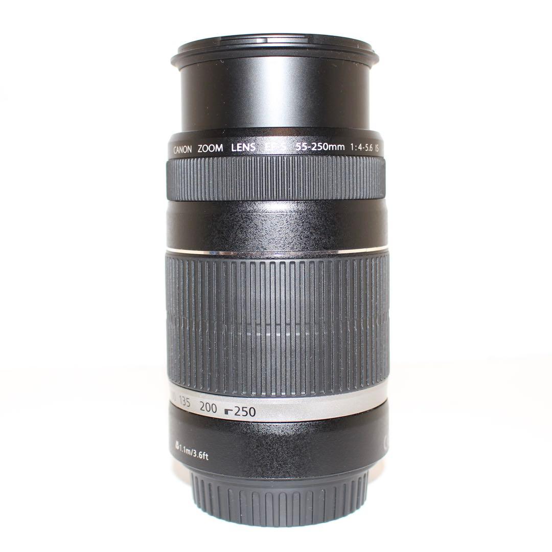 Canon 望遠レンズEF-S 55-250mm IS手ブレ補正　ズームレンズ