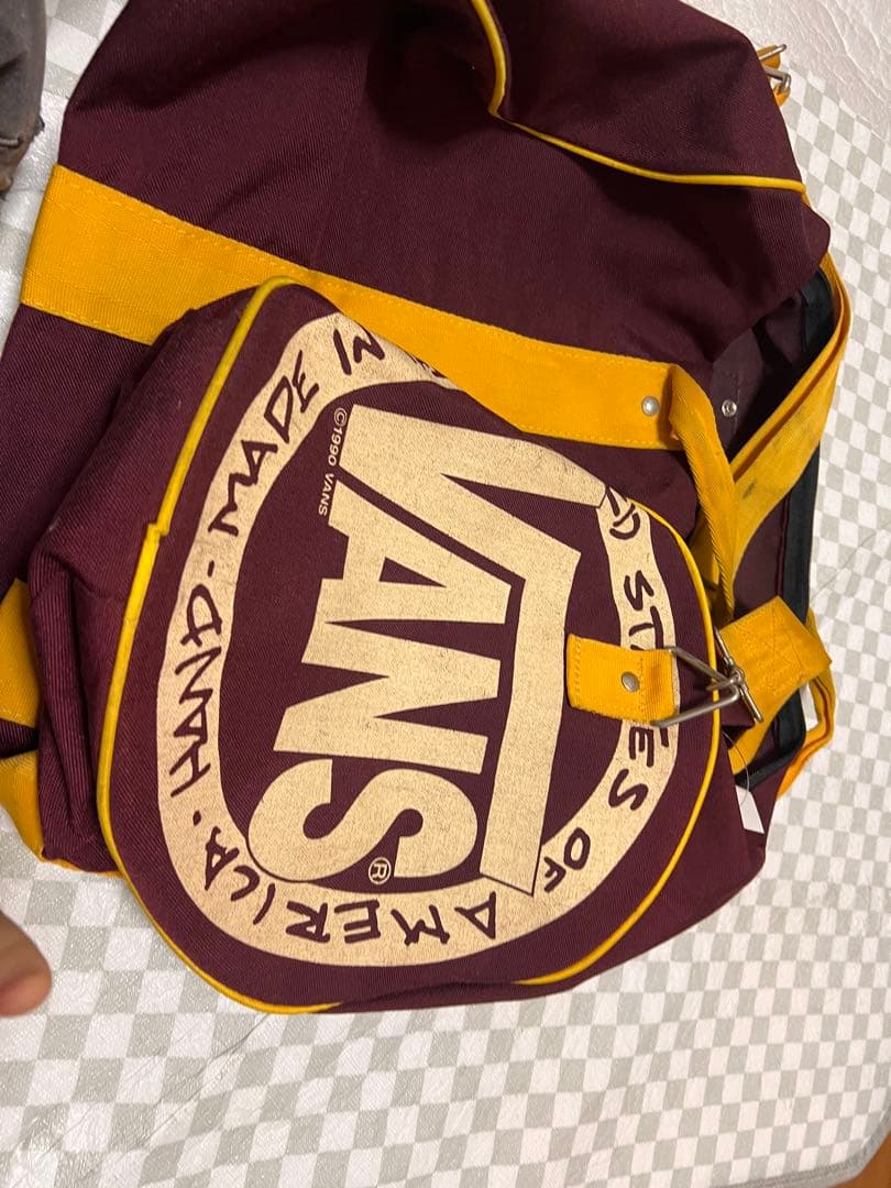 希少　VANS ドラムバッグ　ボストンバッグ　USA製　ヴィンテージ　　バンズ