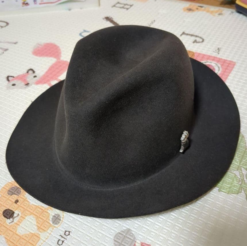 arth　黒 ウール・アンゴラハット