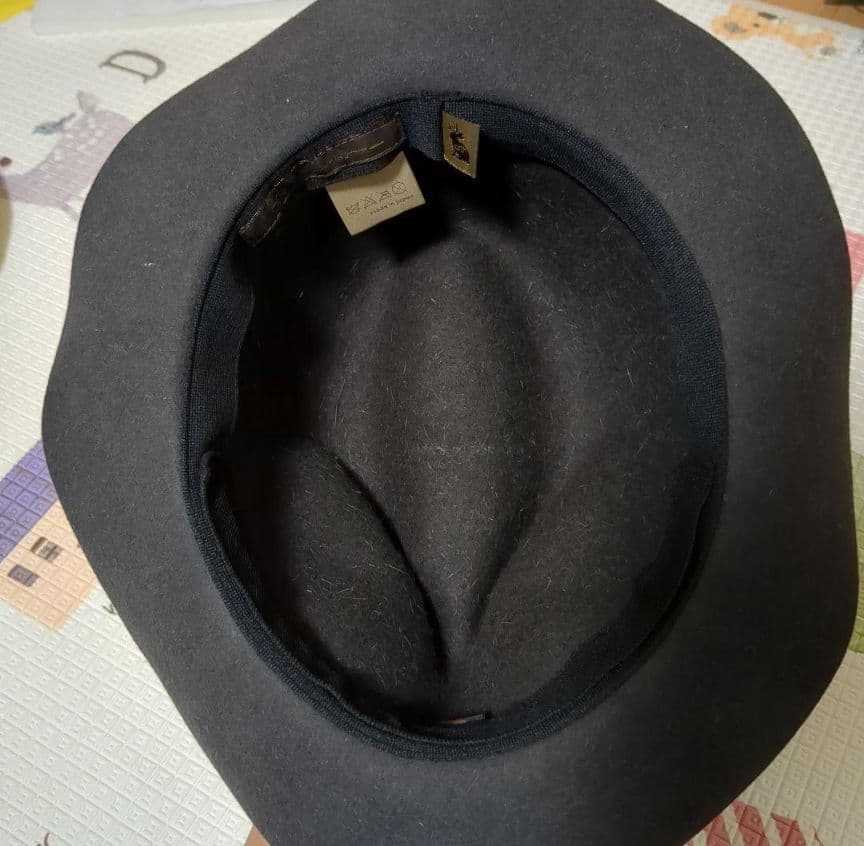 arth　黒 ウール・アンゴラハット