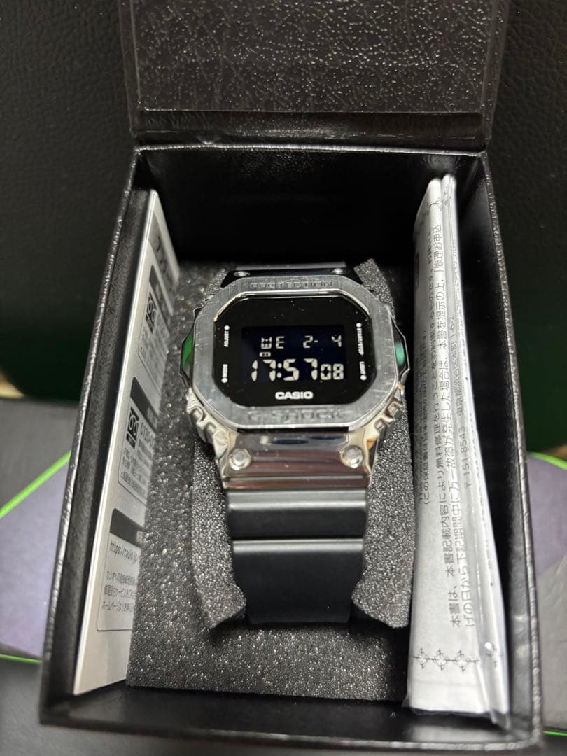 GM-5600 CASIO G-SHOCK デジタル腕時計 ブラック