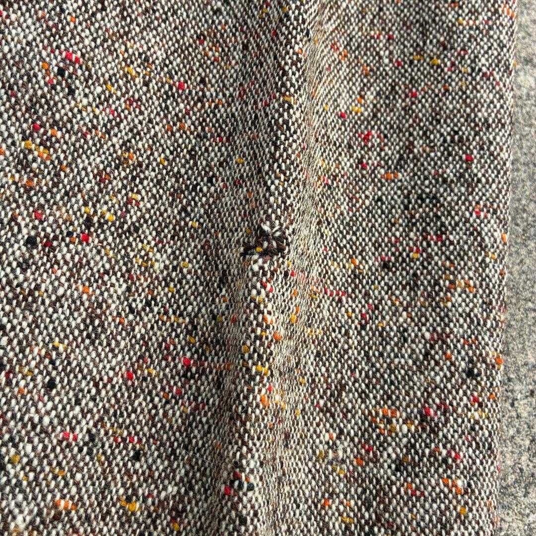 パンツ 60s-70s TALONzip marble wool wide slacks