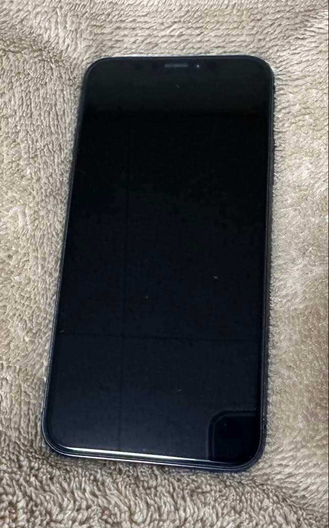 【バッテリー新品】Apple iPhone X スペースグレー 本体 256GB