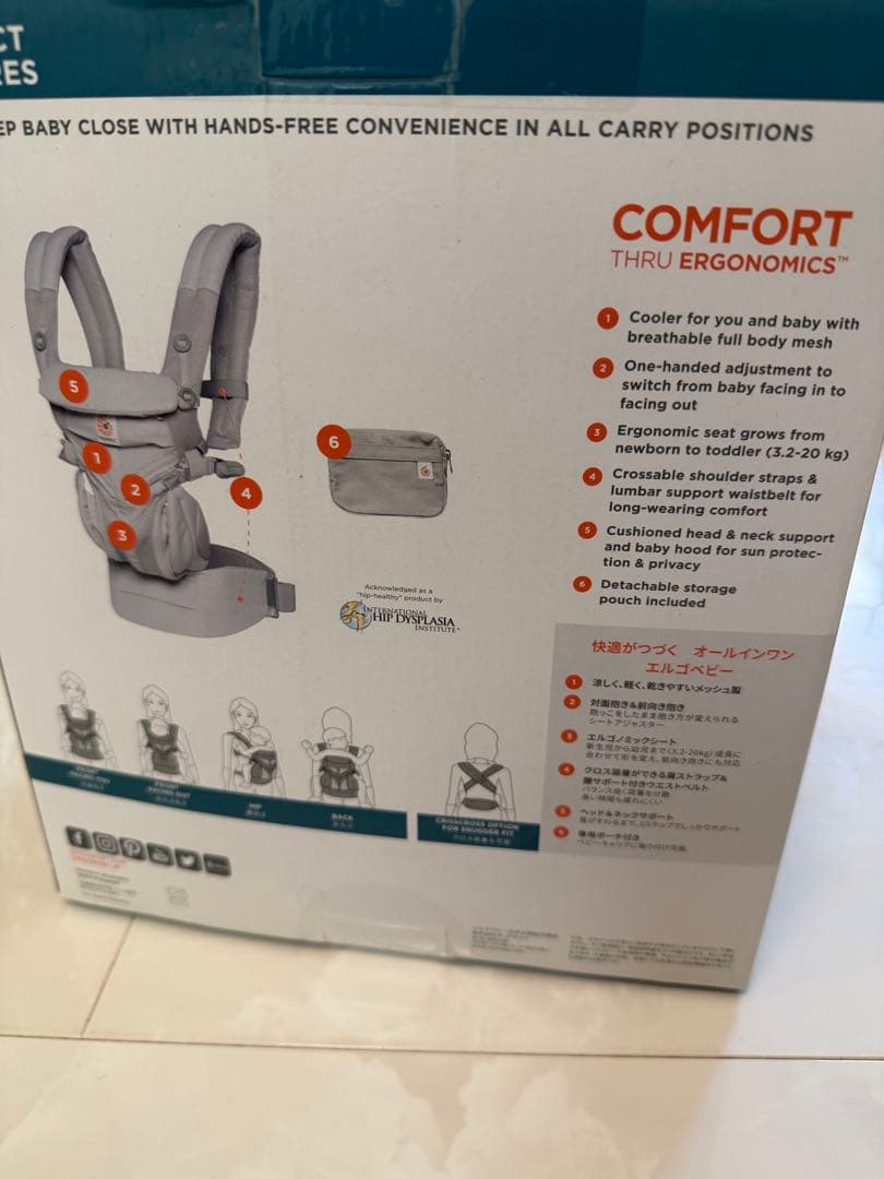【新品】ergobaby OMNI360 ベビーキャリア 抱っこ紐