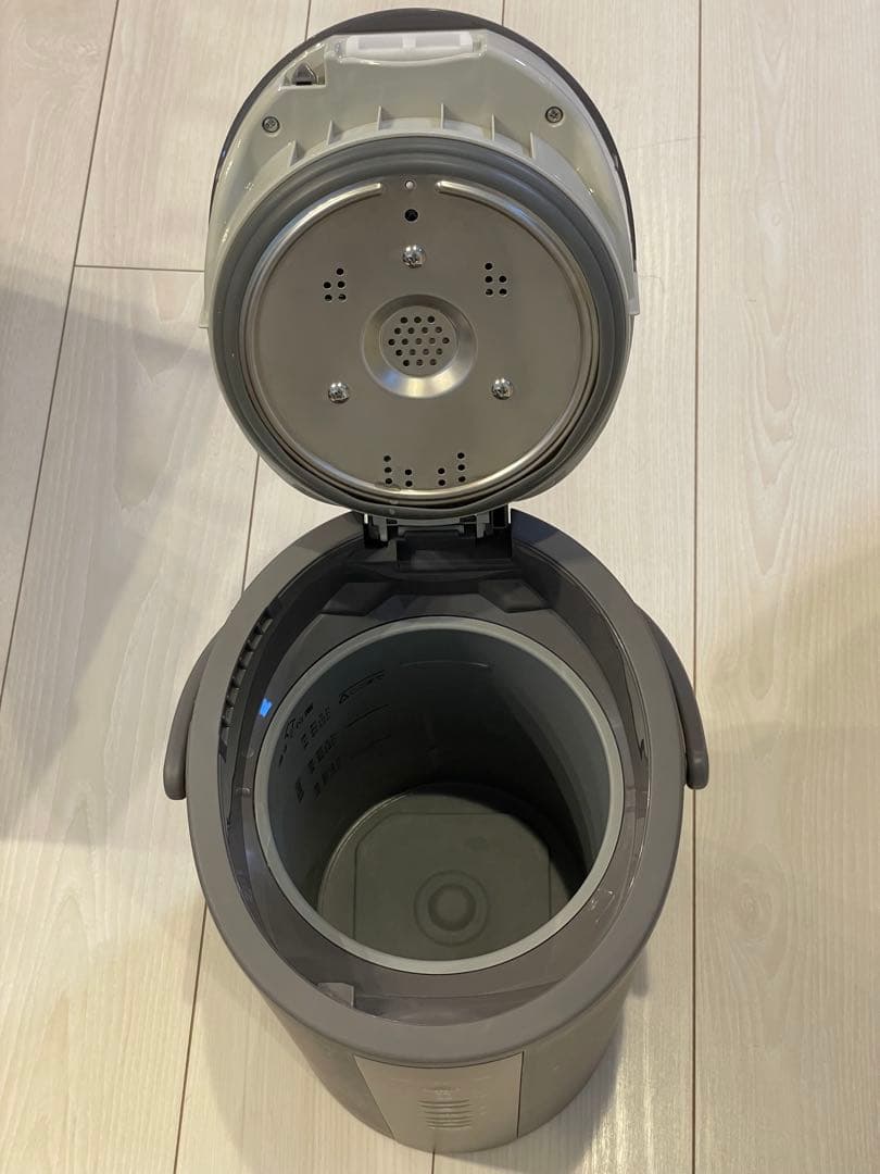 象印スチーム式加湿器EE-DE50-HA グレー　専用洗浄剤３袋付き