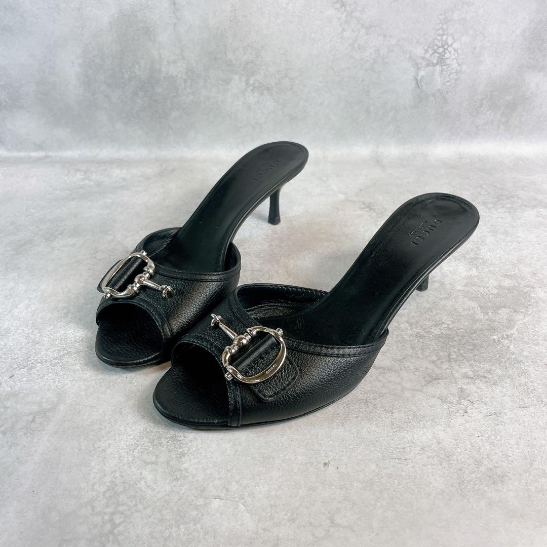 靴 Vintage Gucci Horsebit Sandals 38 1/2