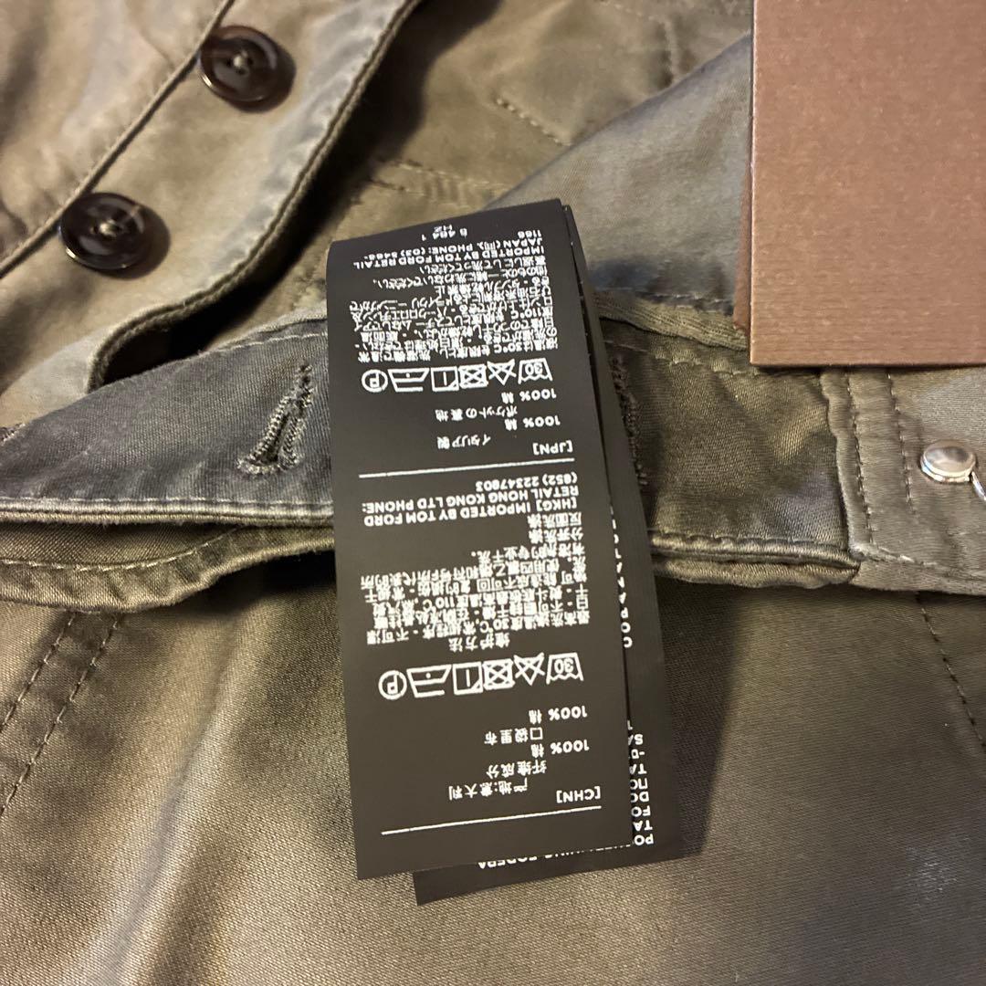 TOM FORD 新品カーキーコットンパンツチノパン 新品タグ付き