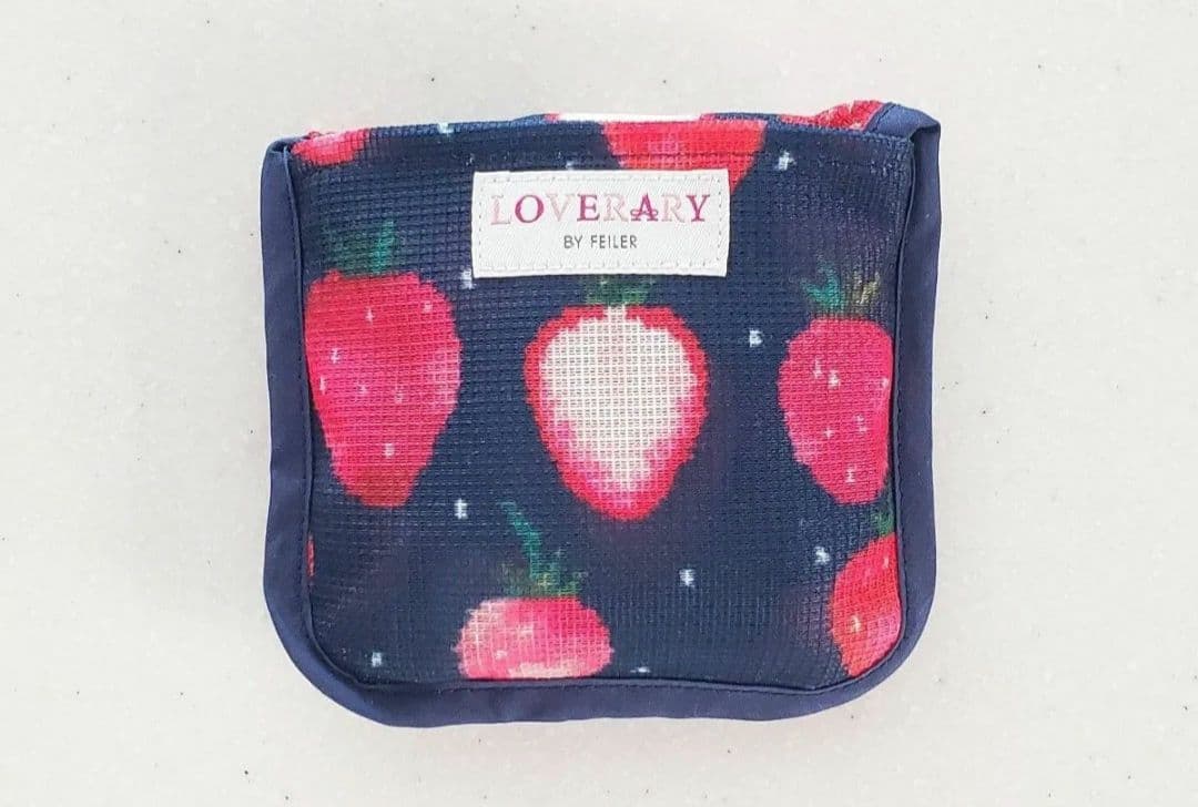 未使用フェイラー　メッシュ　トートバッグ　ストロベリードット　いちご　完売品