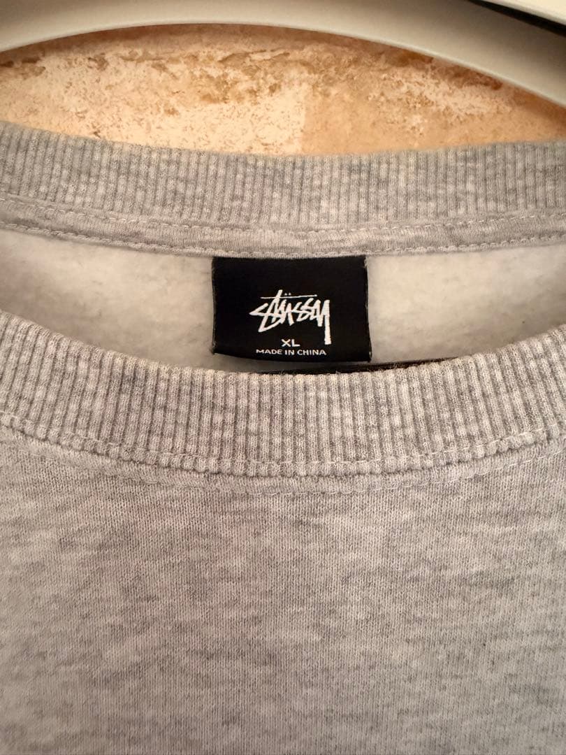 Stussy グレー トレーナー XLサイズ