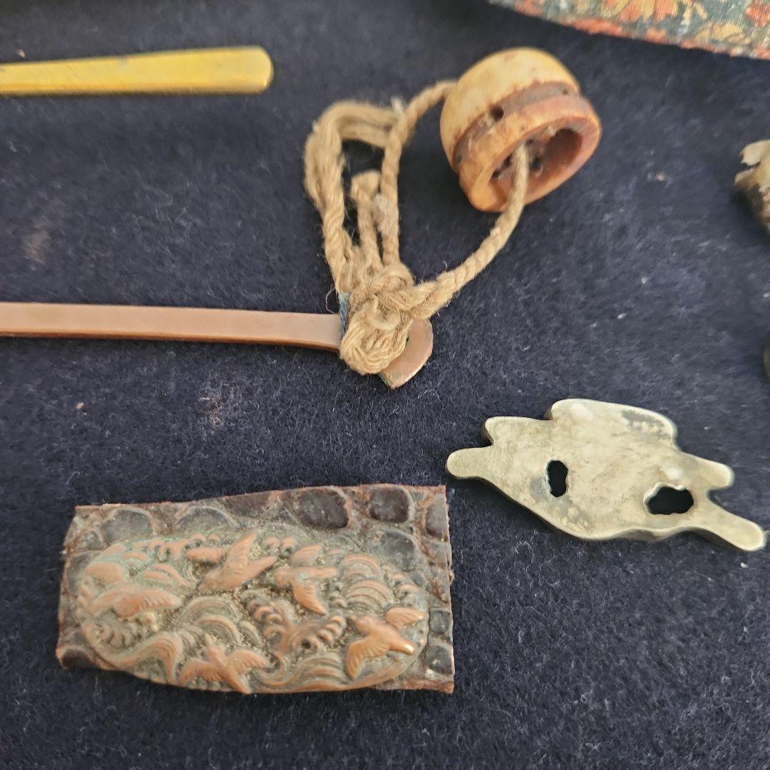 長*月様 メ*ル様 煙管‥古いメガネ入れ‥カンザシいろいろ