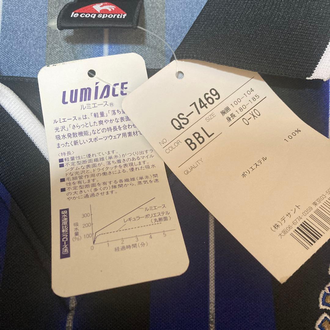 【未使用タグ付き】01-02 ガンバ大阪ユニフォーム #6 O-XO ルコック