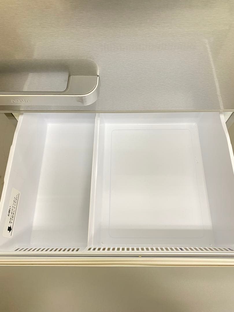 大型冷蔵庫 アクア　大容量　355L 右開き 美品　保証込み　高年式　家族　同棲