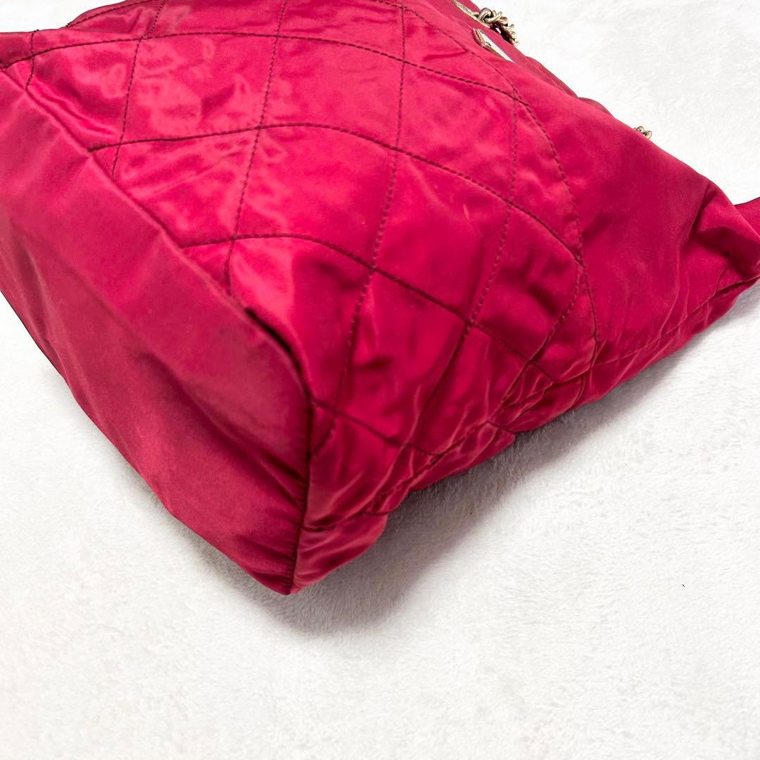 PRADA プラダ ナイロン キルティング チェーン ショルダーバッグ