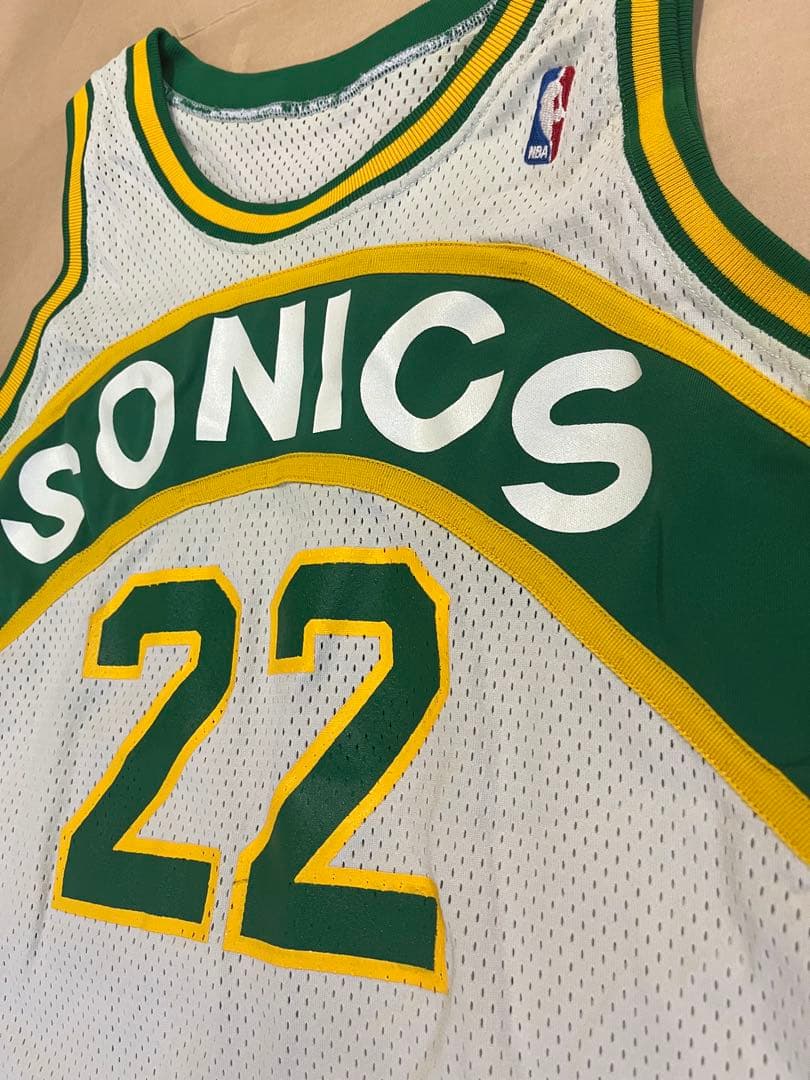 gunリッキーピアース　プロカットジャージ　NBA 選手仕様