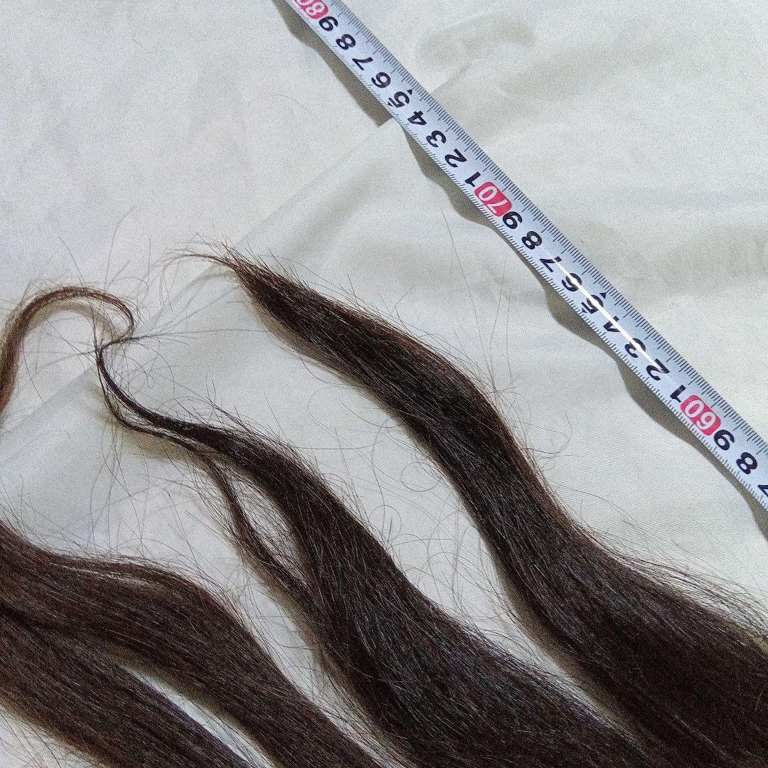 連休限定出品　日本髪　人毛　かもじ　一式　島田　桃割れ　銀杏返し