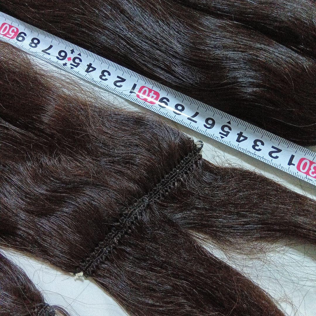 連休限定出品　日本髪　人毛　かもじ　一式　島田　桃割れ　銀杏返し