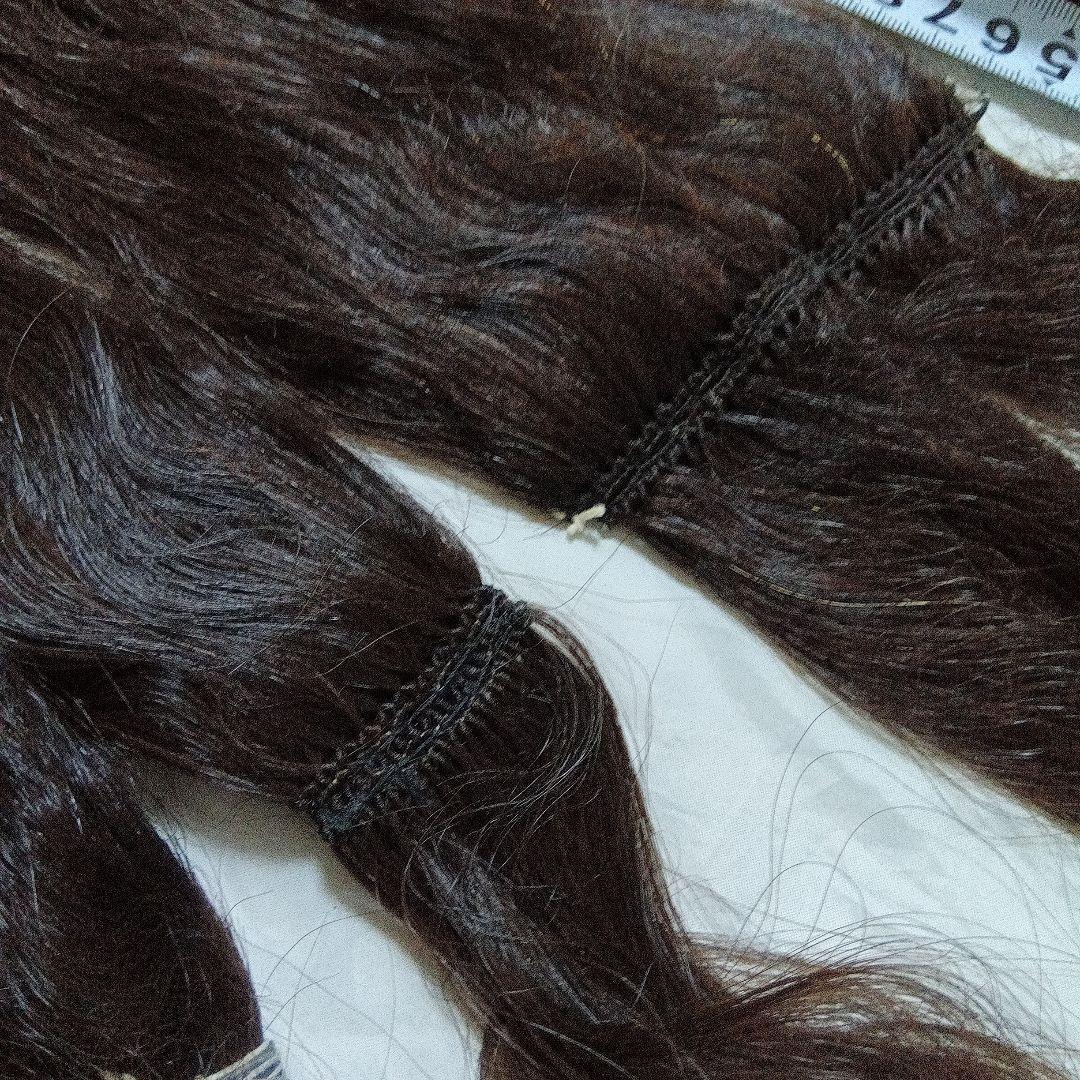 連休限定出品　日本髪　人毛　かもじ　一式　島田　桃割れ　銀杏返し