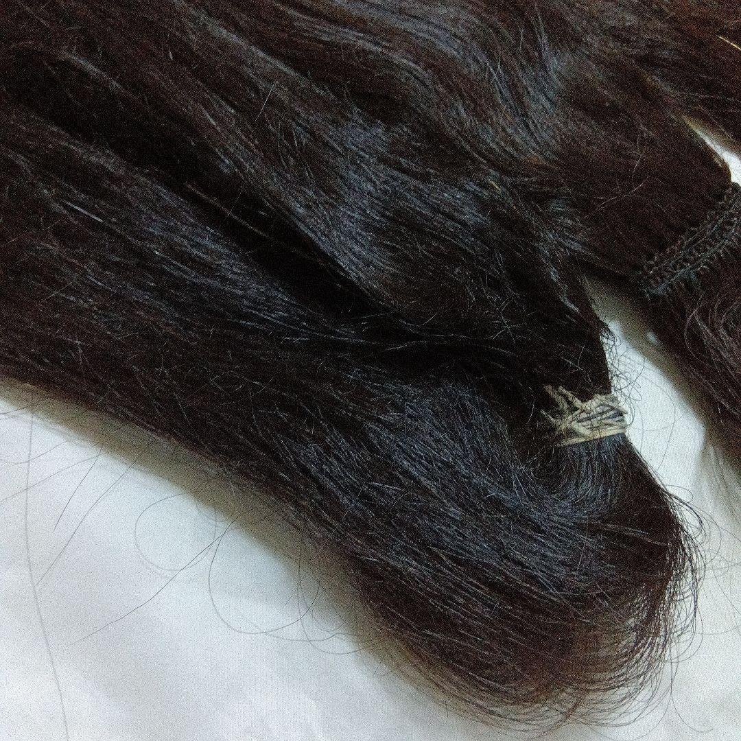 連休限定出品　日本髪　人毛　かもじ　一式　島田　桃割れ　銀杏返し