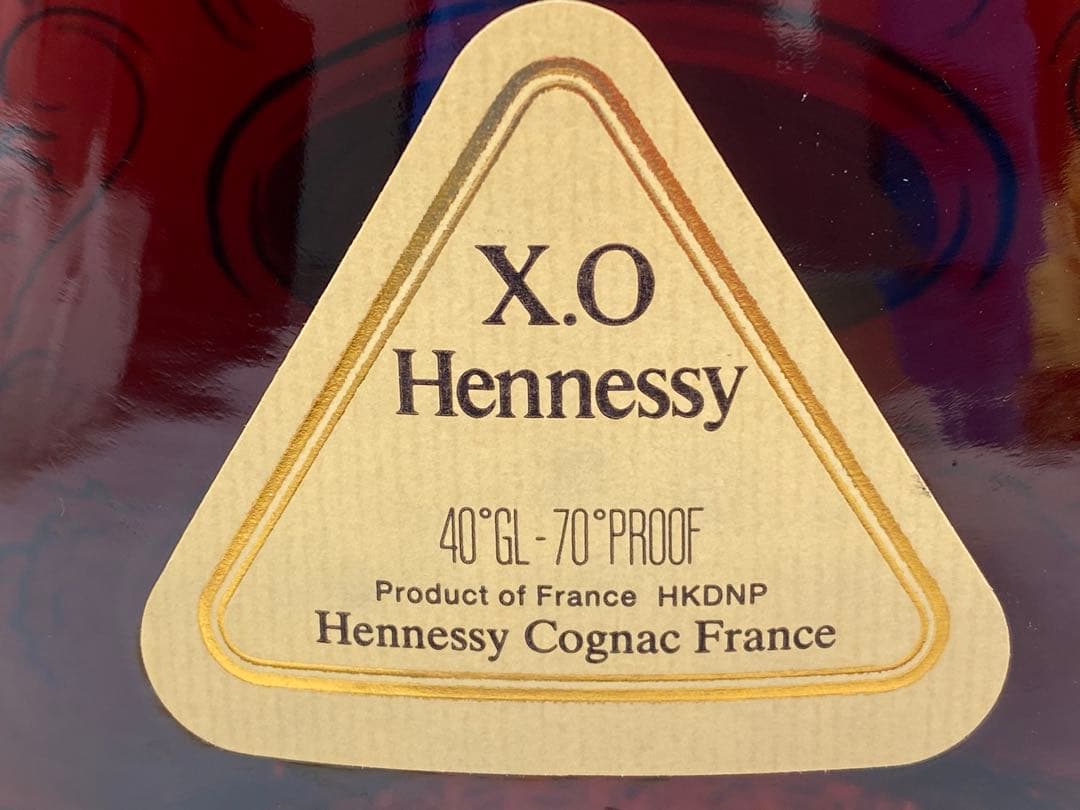 Hennessy ヘネシー X.O コニャック 金キャップ 未開封