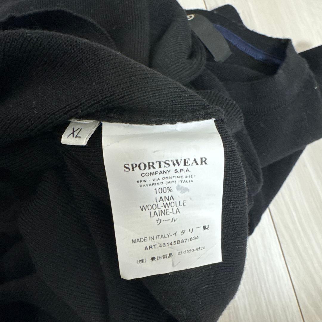 STONE ストーンアイランド ニットセーター ブラック XL