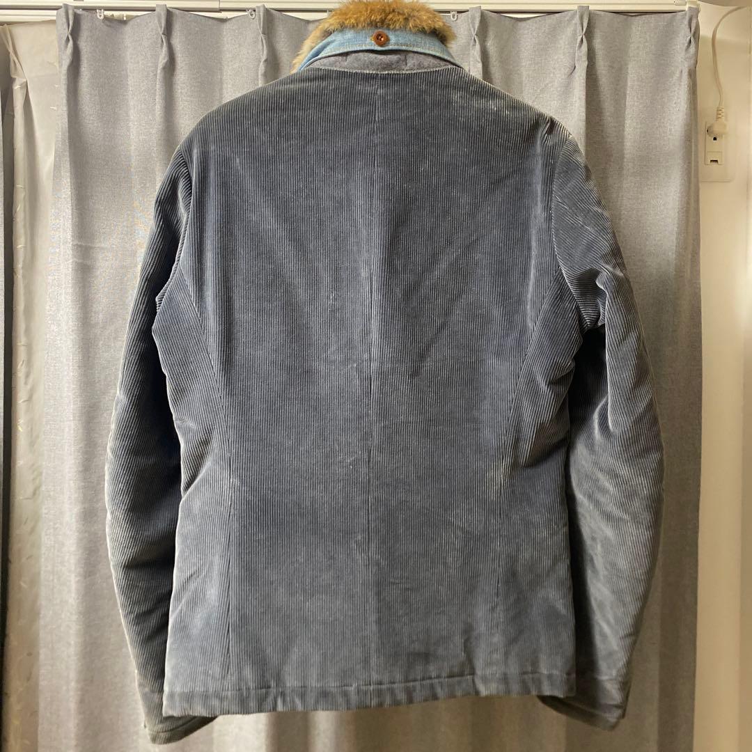 Kolor コーデュロイテーラードジャケット 12AW ラビットファー 2way