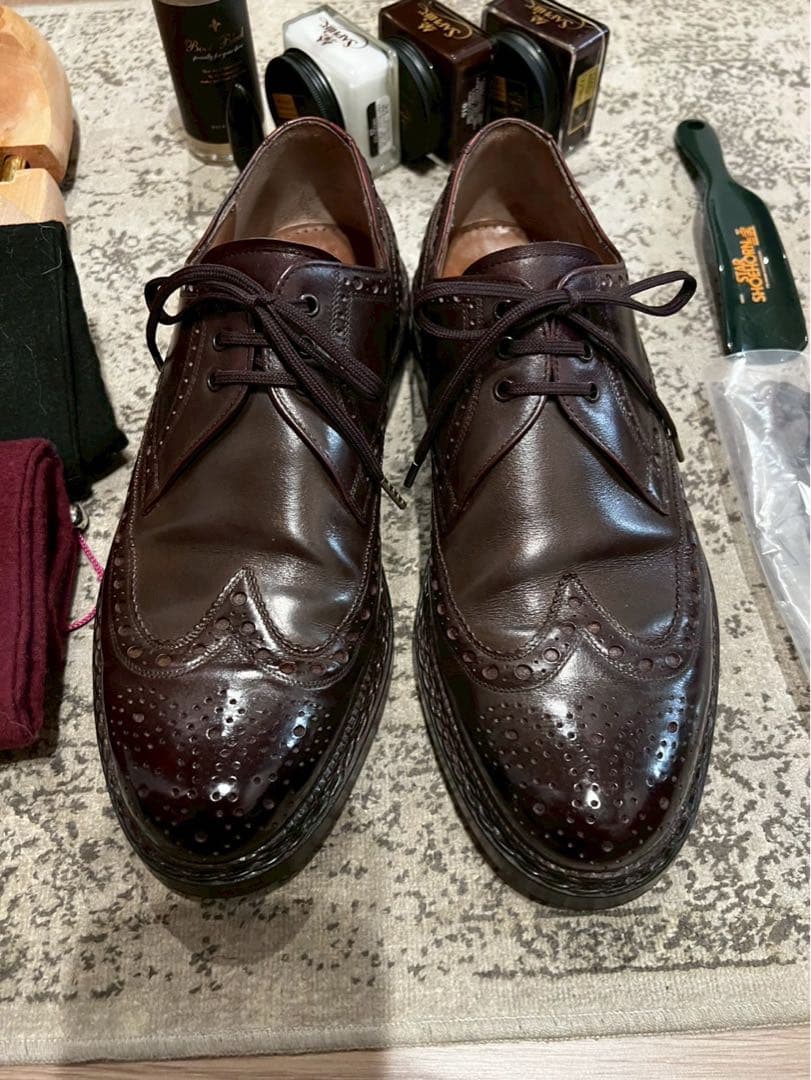 希少ブダペスト製 #ハインリッヒディンケラッカー #BUDA カーフUK7.5