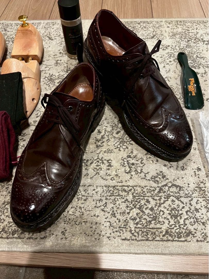 希少ブダペスト製 #ハインリッヒディンケラッカー #BUDA カーフUK7.5