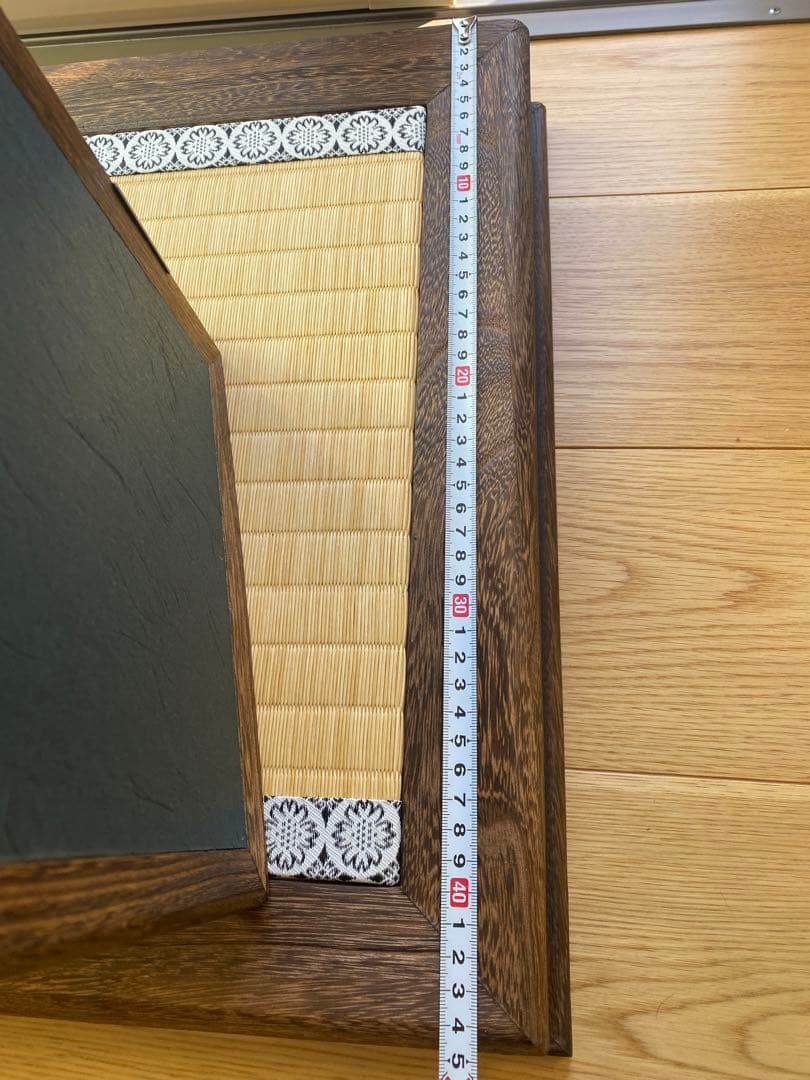 刺繍三つ折り焼桐屏風　飾台　セット　五月人形　子供の日