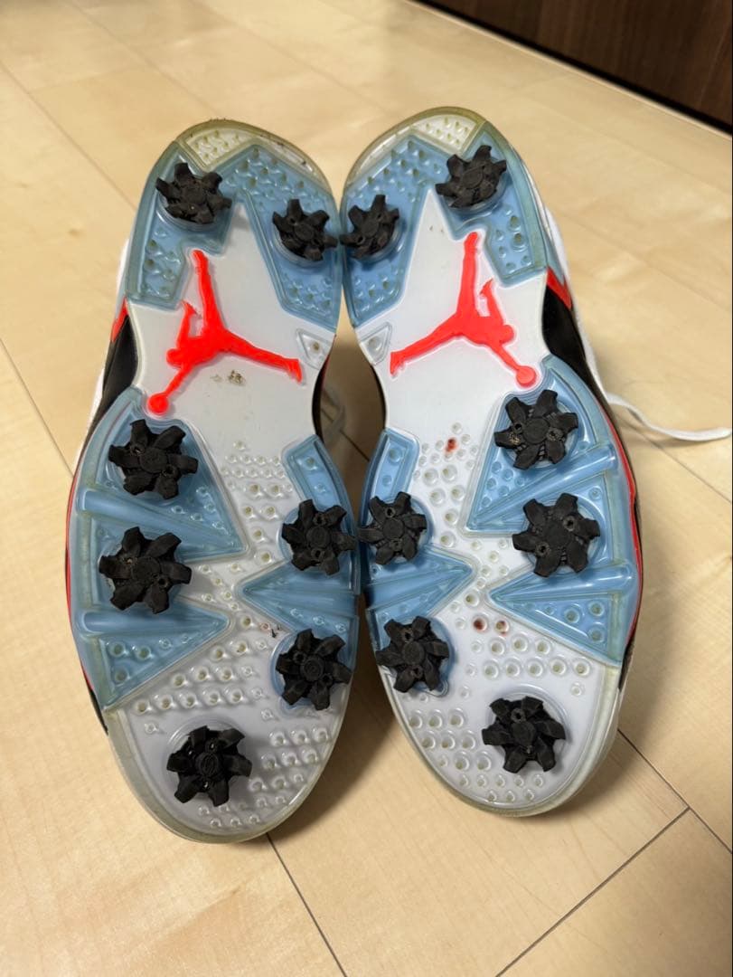 シューズ(男性用) NIKE JORDAN RETRO 6 GOLF White Infrared