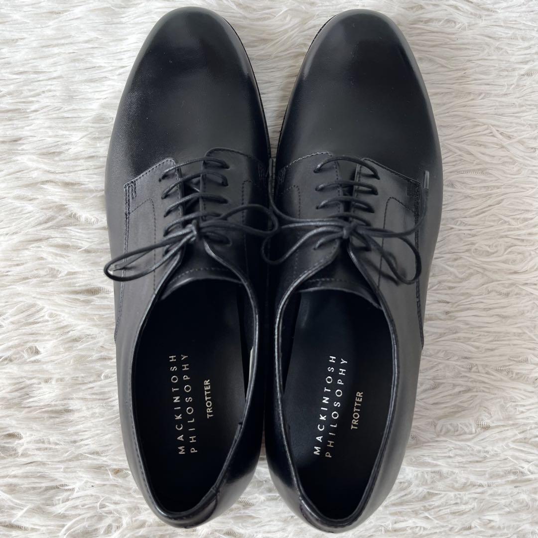 【新品未使用】マッキントッシュフィロソフィー 撥水加工　プレーントゥシューズ