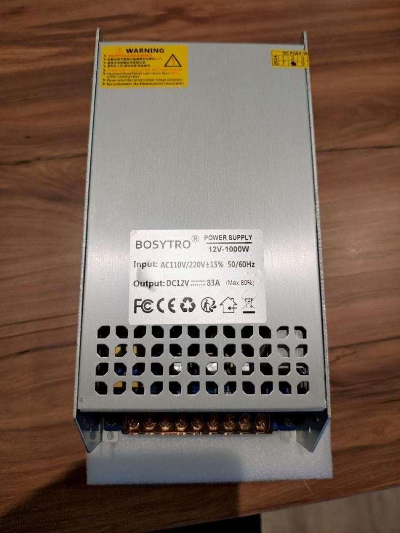BOSYTRO DC 12V 83.3A 1000W スイッチング電源 SMPS