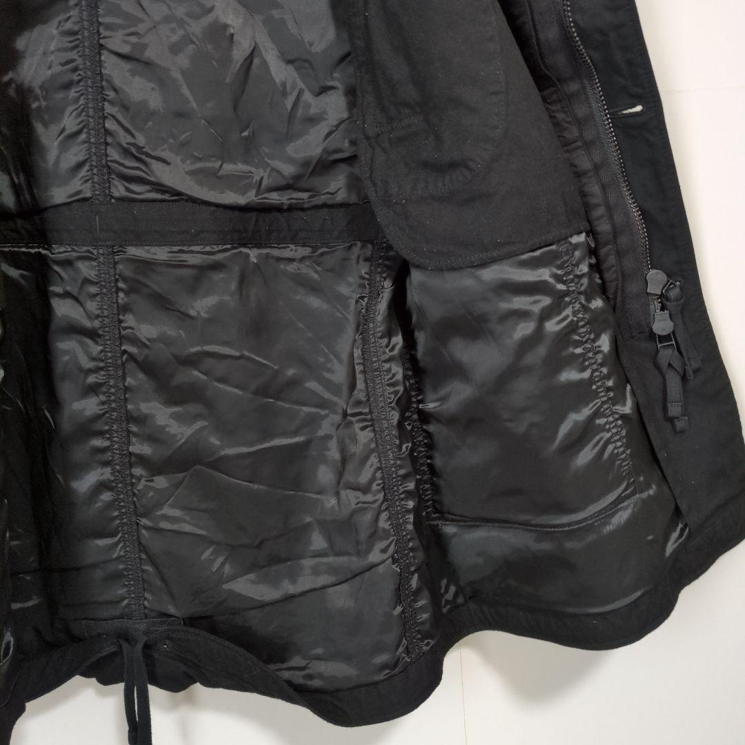 【専用】コムデギャルソンオム　AD2015　モッズコート　黒　フード　　L