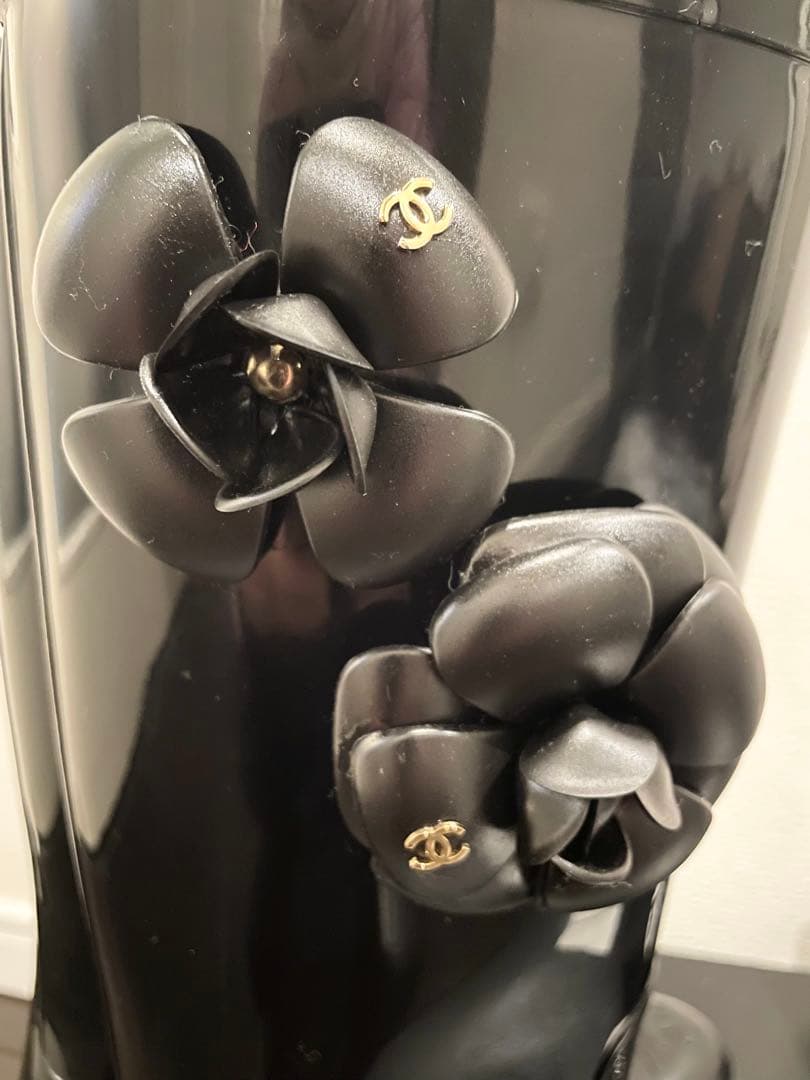 N*u様 CHANELカメリア レインブーツ23センチ