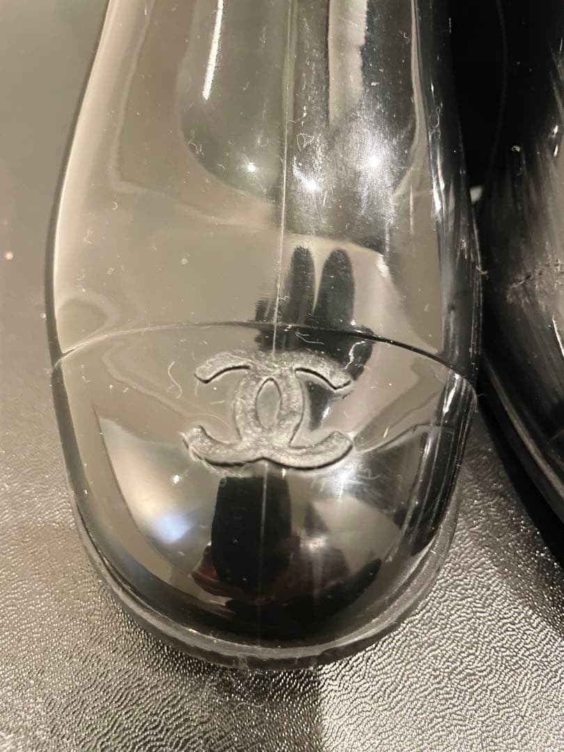N*u様 CHANELカメリア レインブーツ23センチ