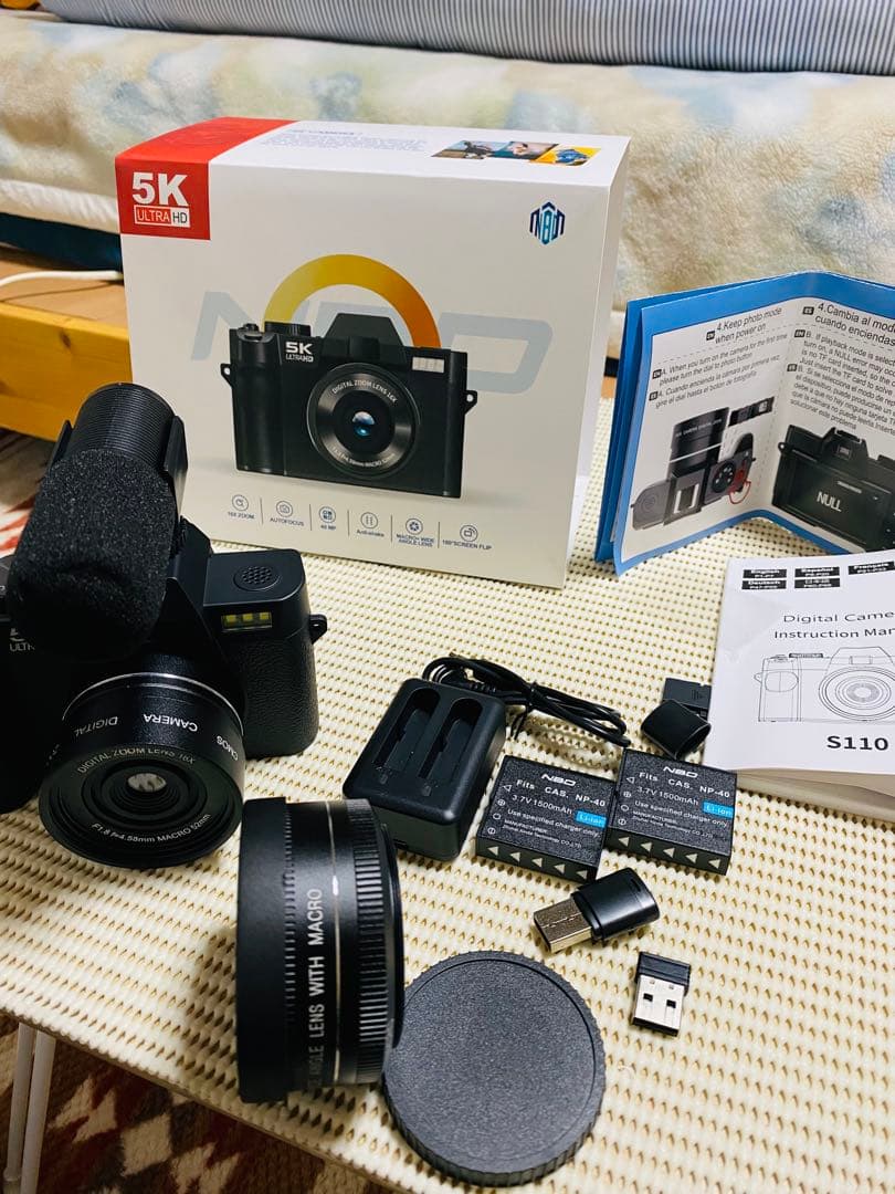 NAD 5K ULTRA HD ミラーレスカメラ